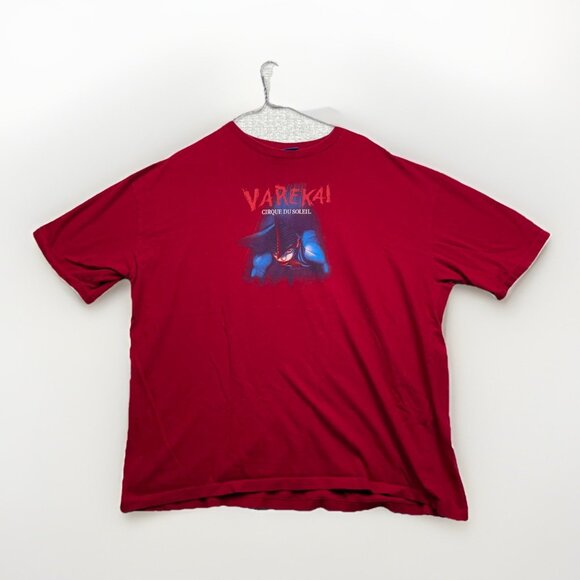 Cirque Du Soleil T Shirt Varekai Size 2XL Red Circus Circus Graphic Tee - Picture 1 of 16